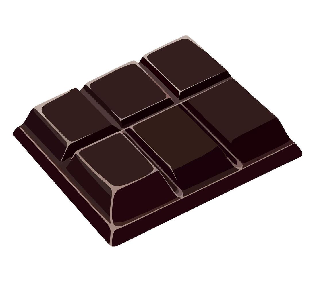 Chocolate bar illustration vector