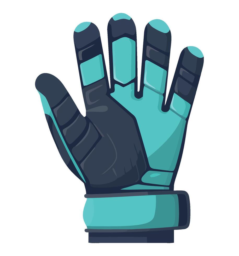Glove for goalkeeper, illustration vector