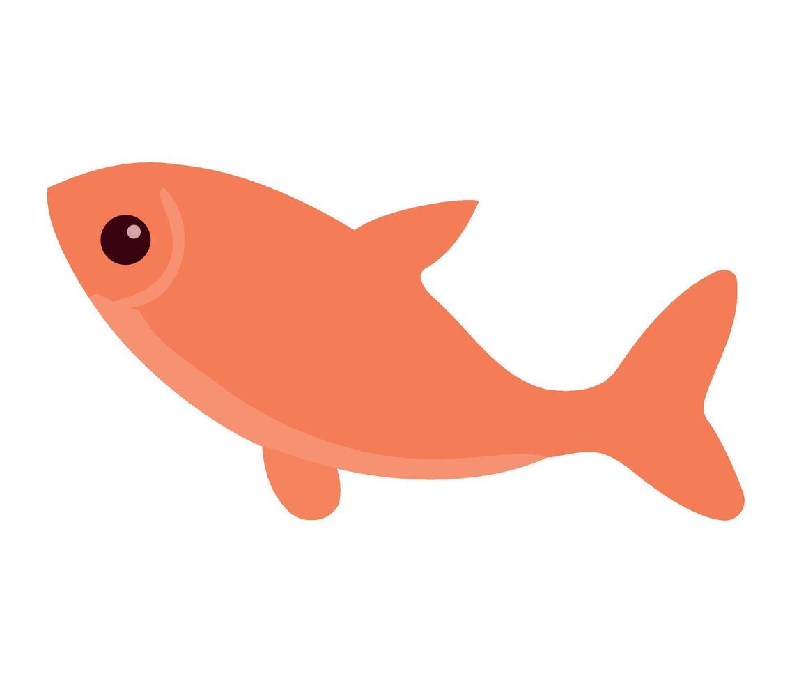Fish icon illustration vector