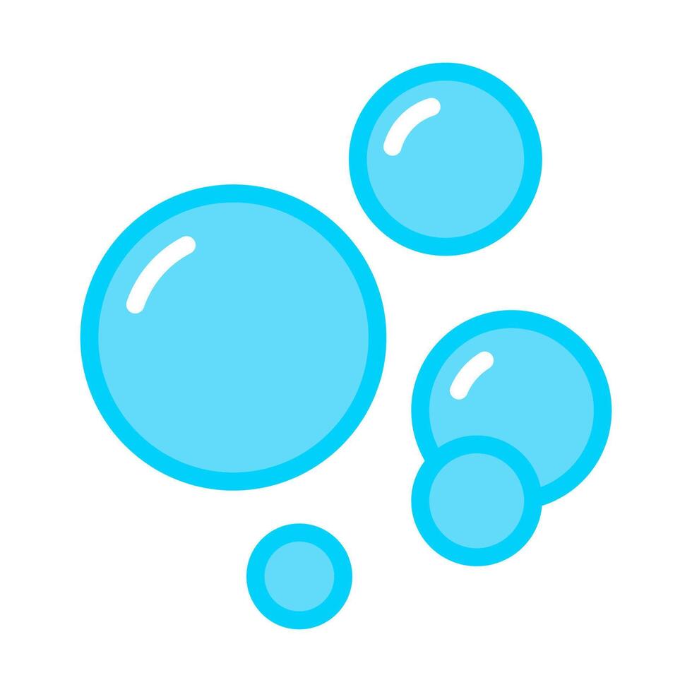 Air bubble icon design illustration isolated on white background vector