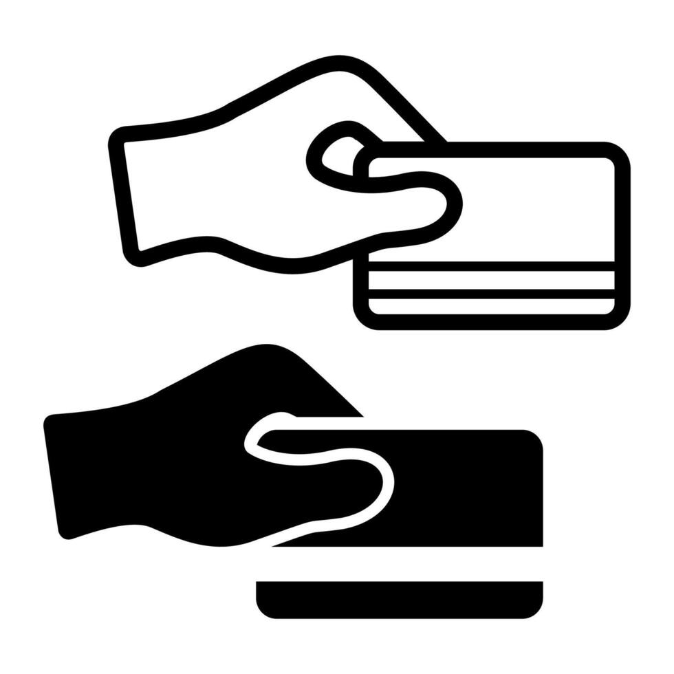Swipe card icon design illustration vector