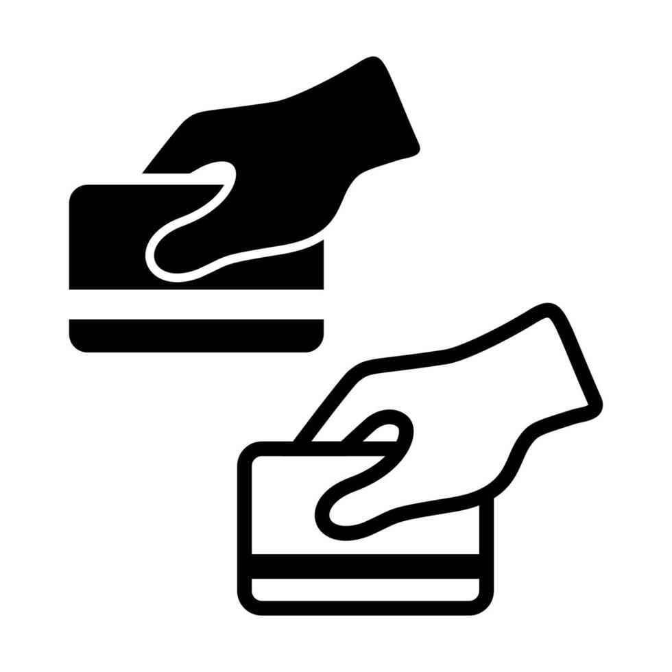 Swipe card icon design illustration vector