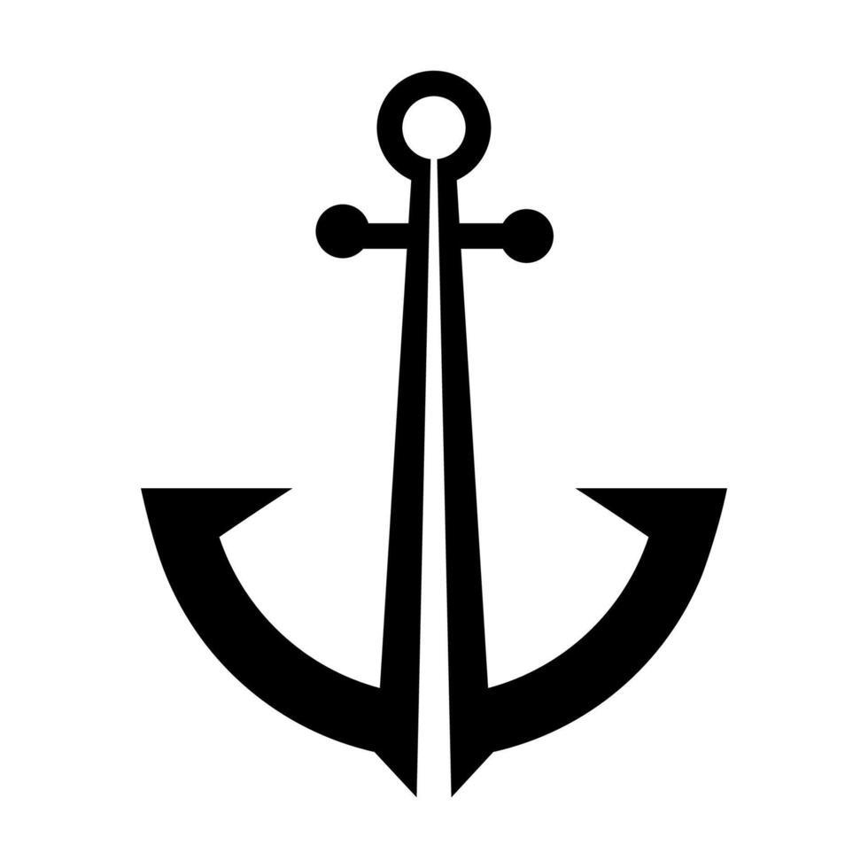 Anchor icon graphic design illustration vector