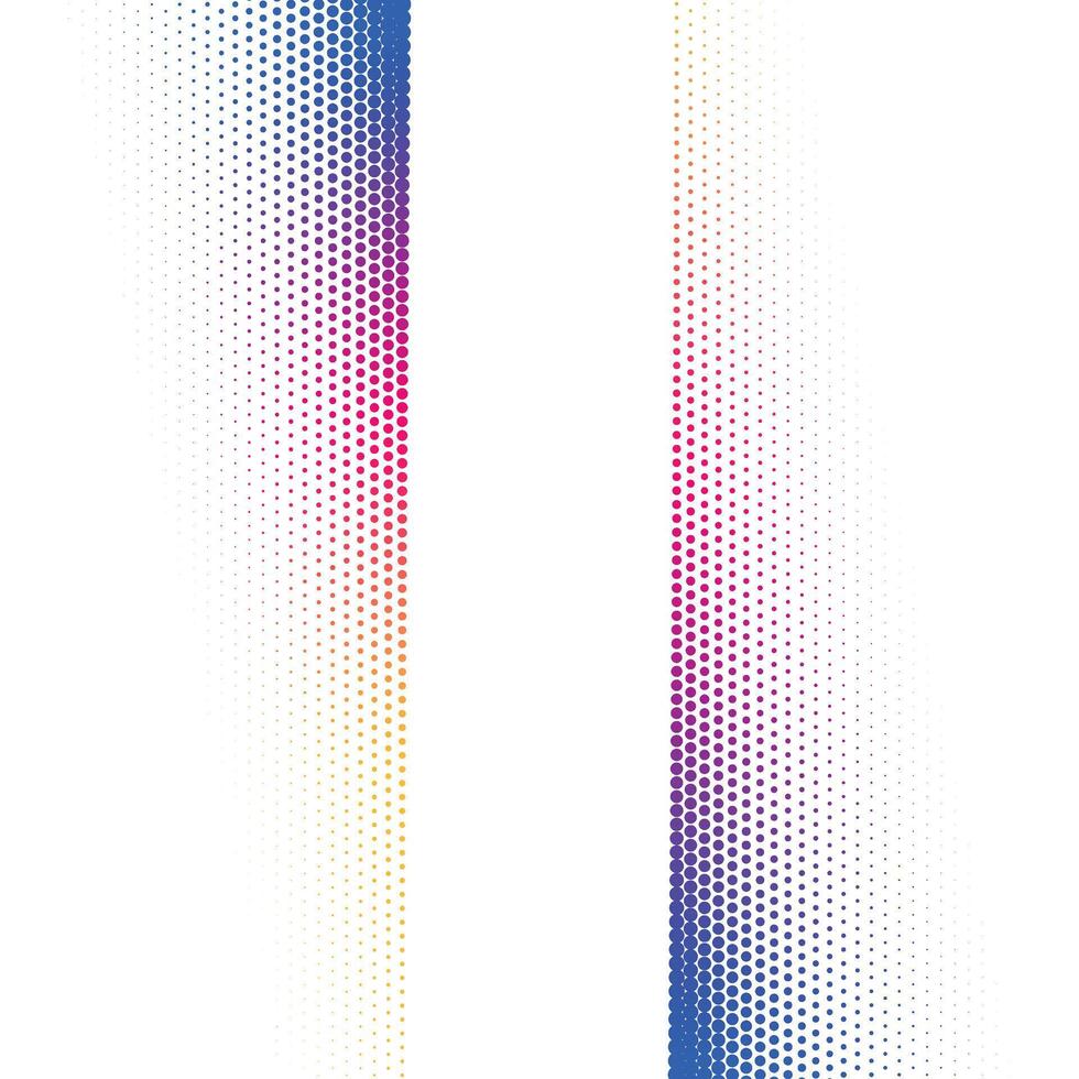 Color halftone texture, abstract yellow pink dotted gradient background vector