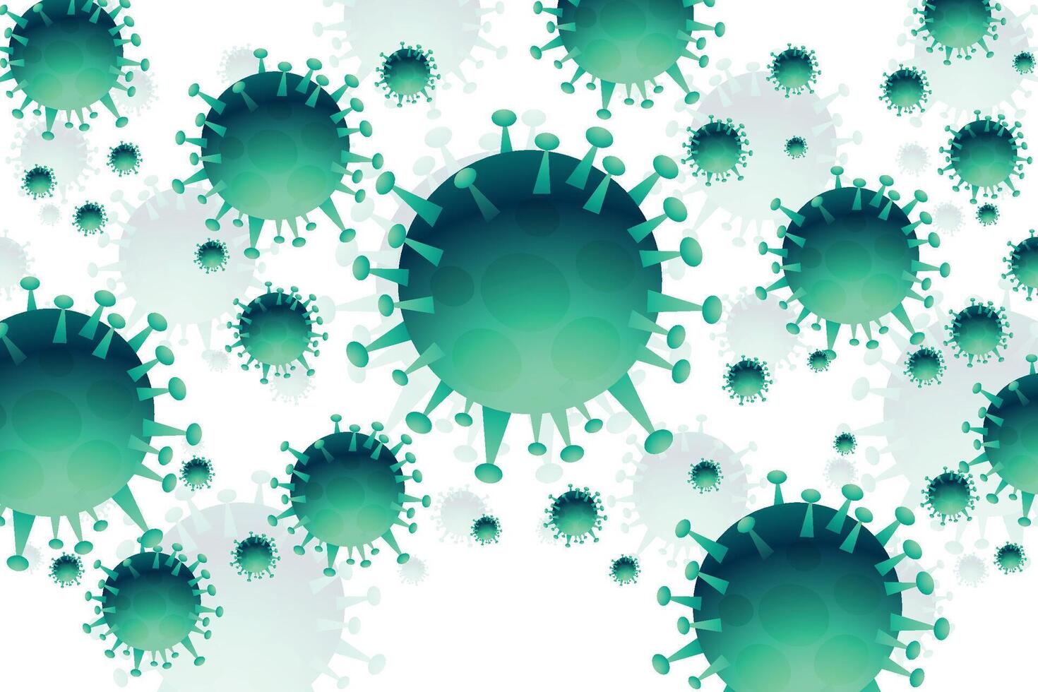Virus. Abstract Corona Virus 2020. vector