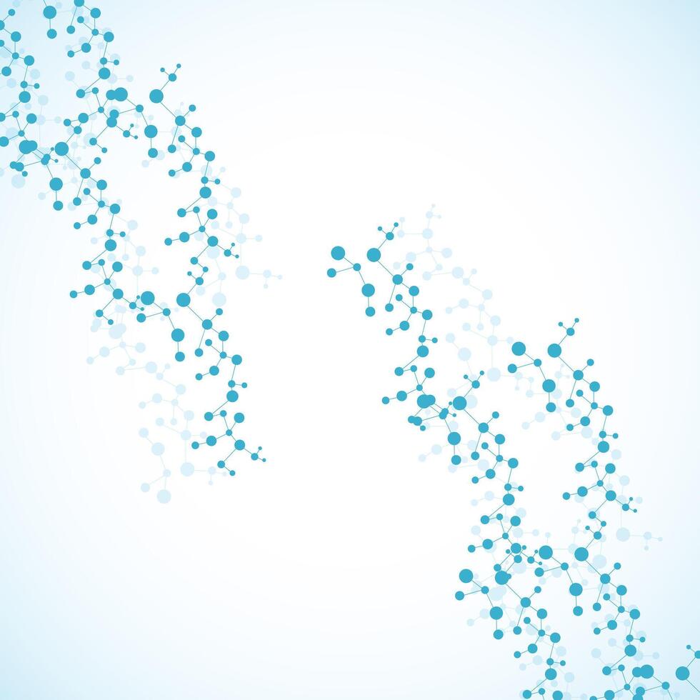 Abstract plexus background with connecting dots and lines. Global network connection, digital technology and communication concept vector