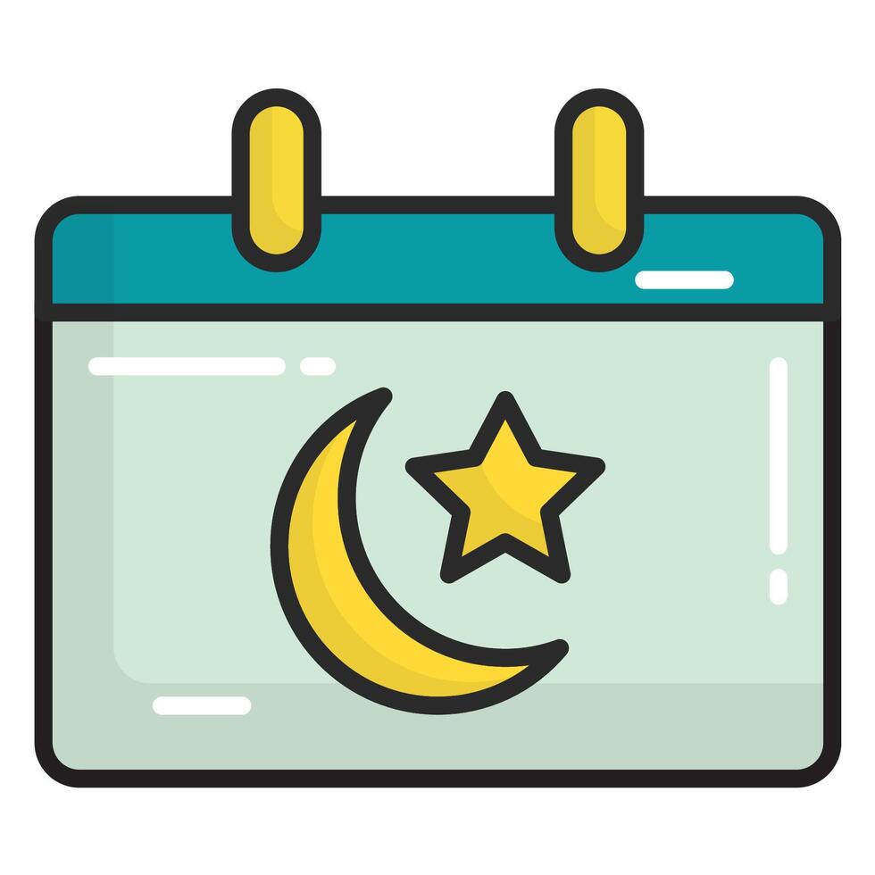 Calendar Ramadan Month vector