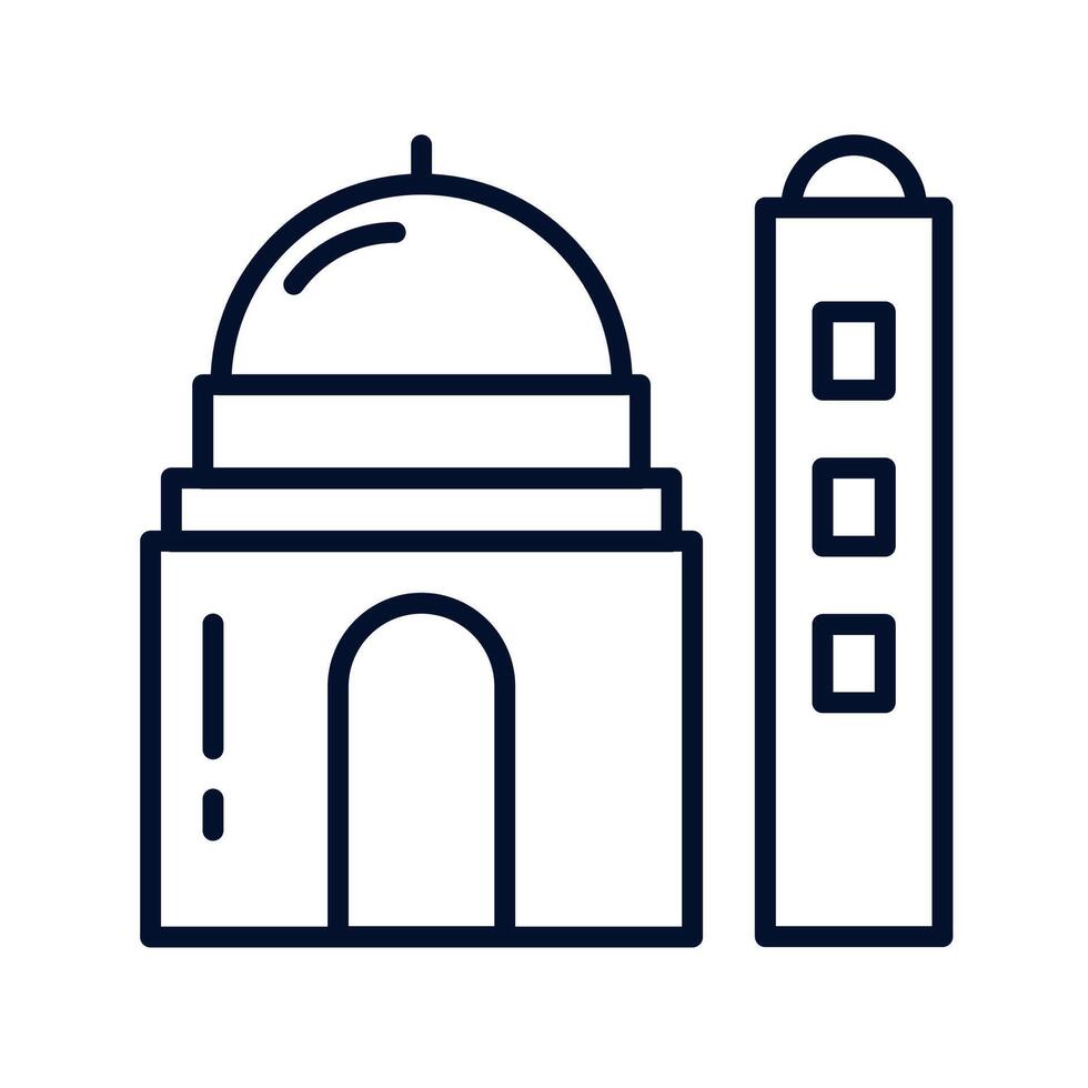 Mosque for Ramadan Icon vector