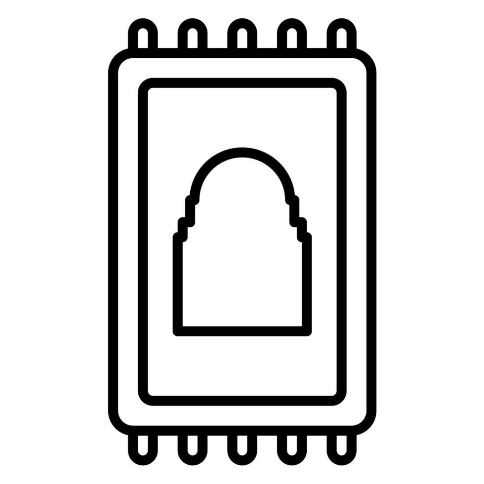 Sajadah for Ramadan Icon vector