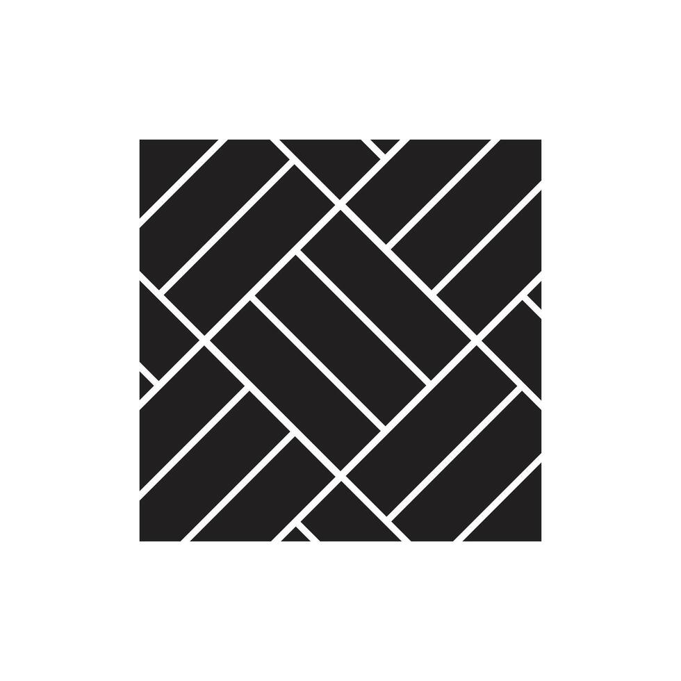 Parquet floor icon. Wood floor icon. Simple element illustration from construction tools concept vector