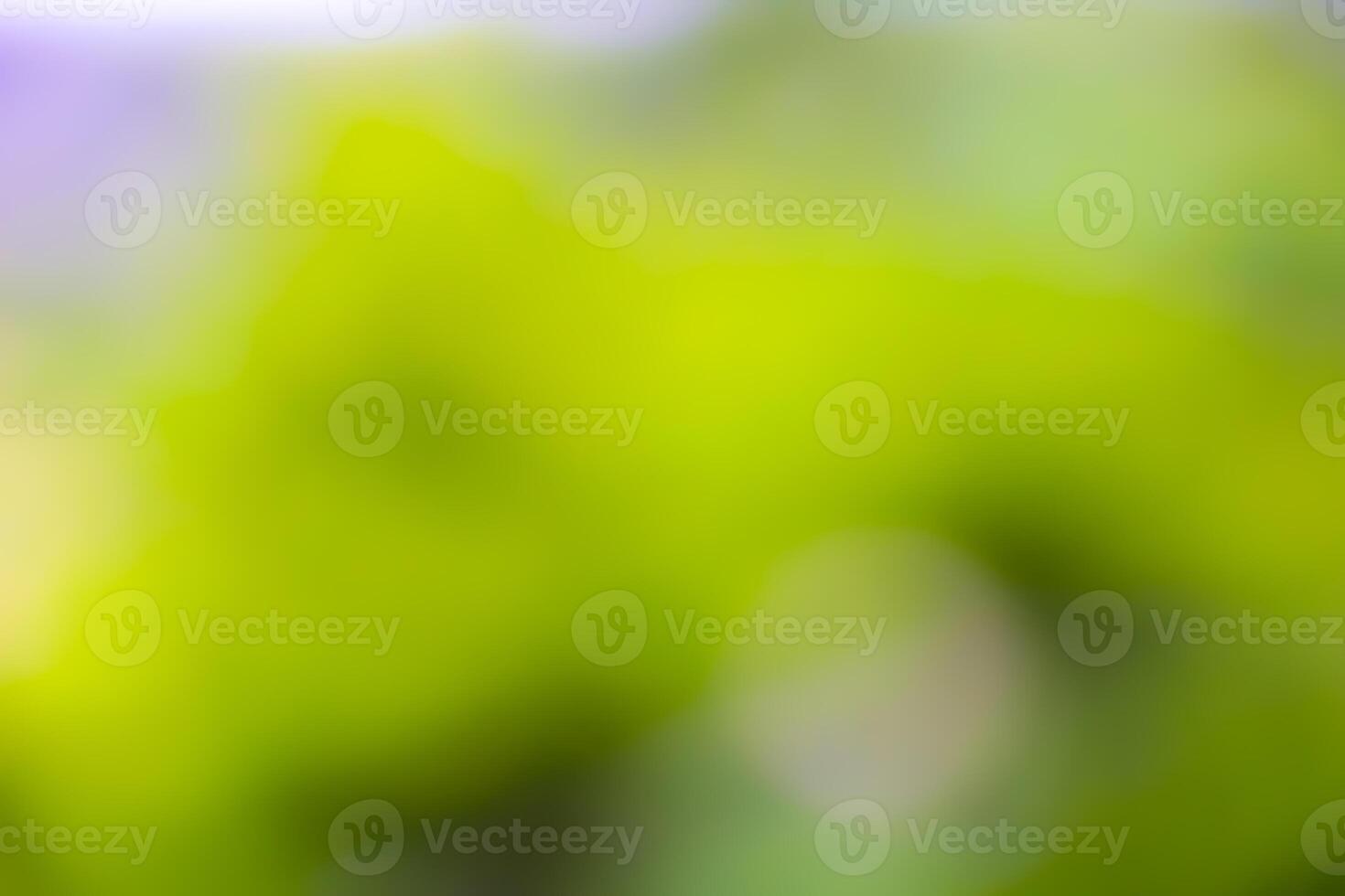 Abstract green to yellow nature background, blurred by camera photo