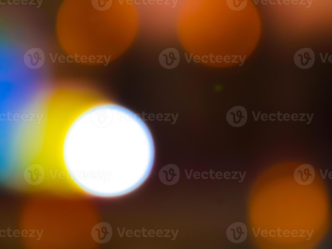 Background lights with bokeh camera effect, blur camera effect photo