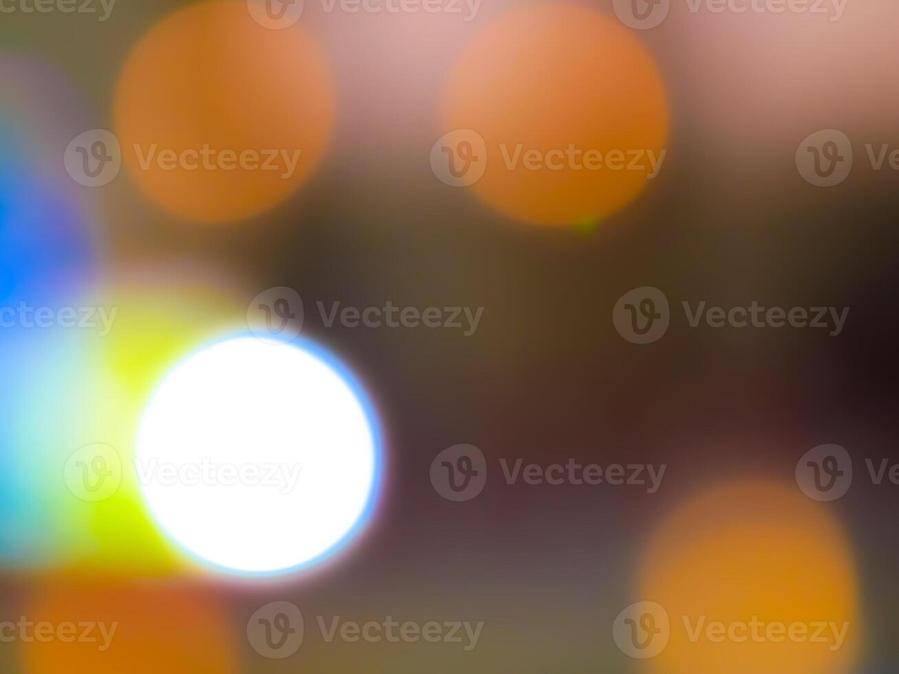 Background lights with bokeh camera effect, blur camera effect photo