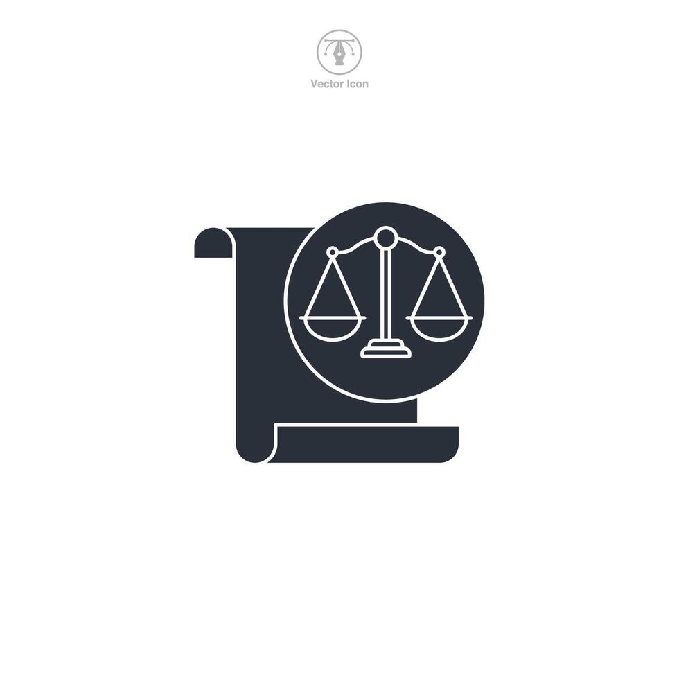 Balance sheet icon symbol illustration isolated on white background vector