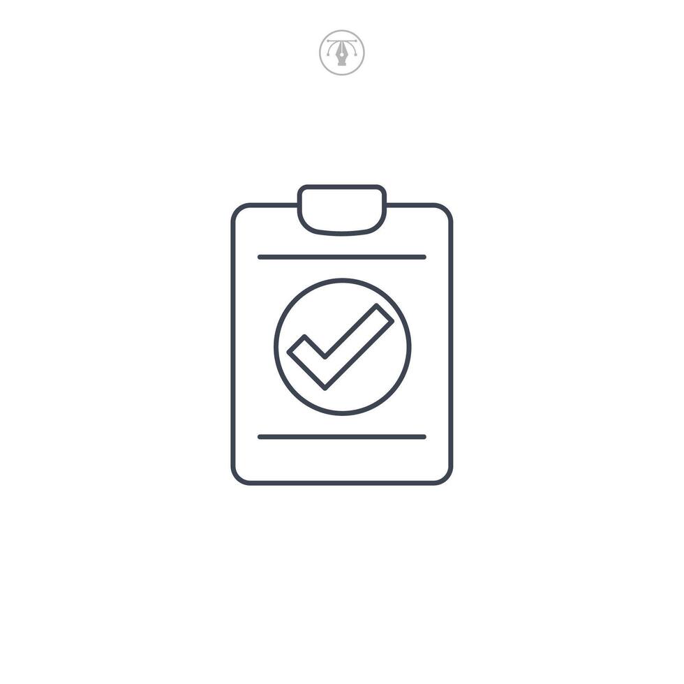 Check Mark icon symbol illustration isolated on white background vector