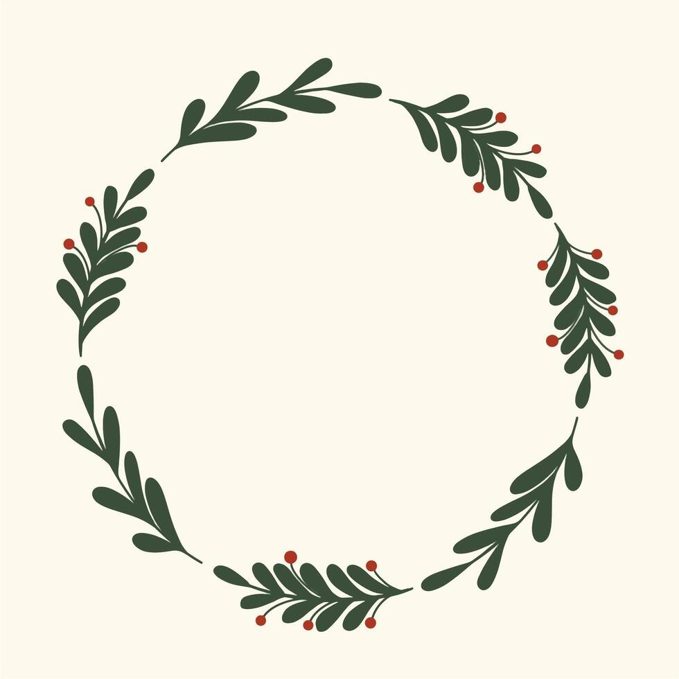 Frame circle background vector