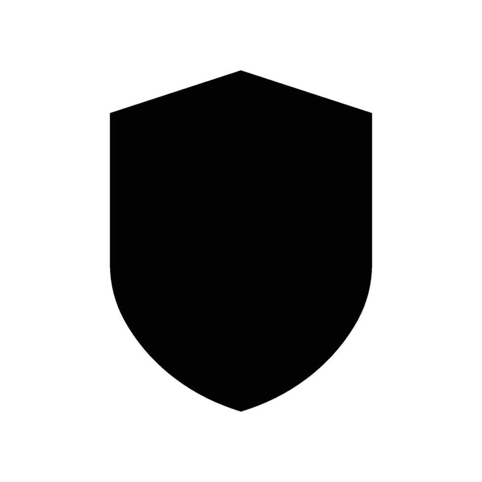 shield icon simple vector