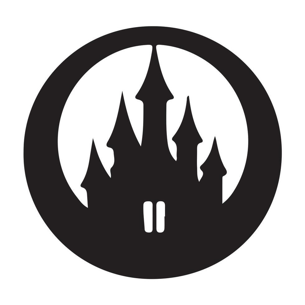 black church silhouette set with white background vector