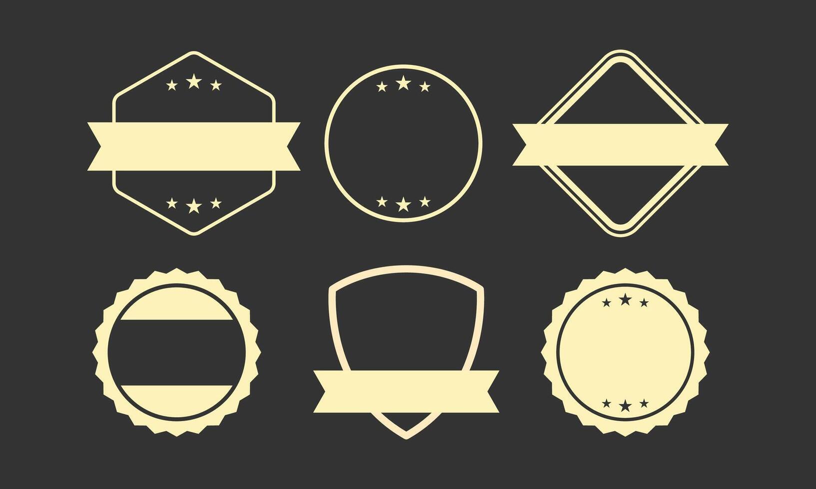 Vintage Badge and Label Set vector