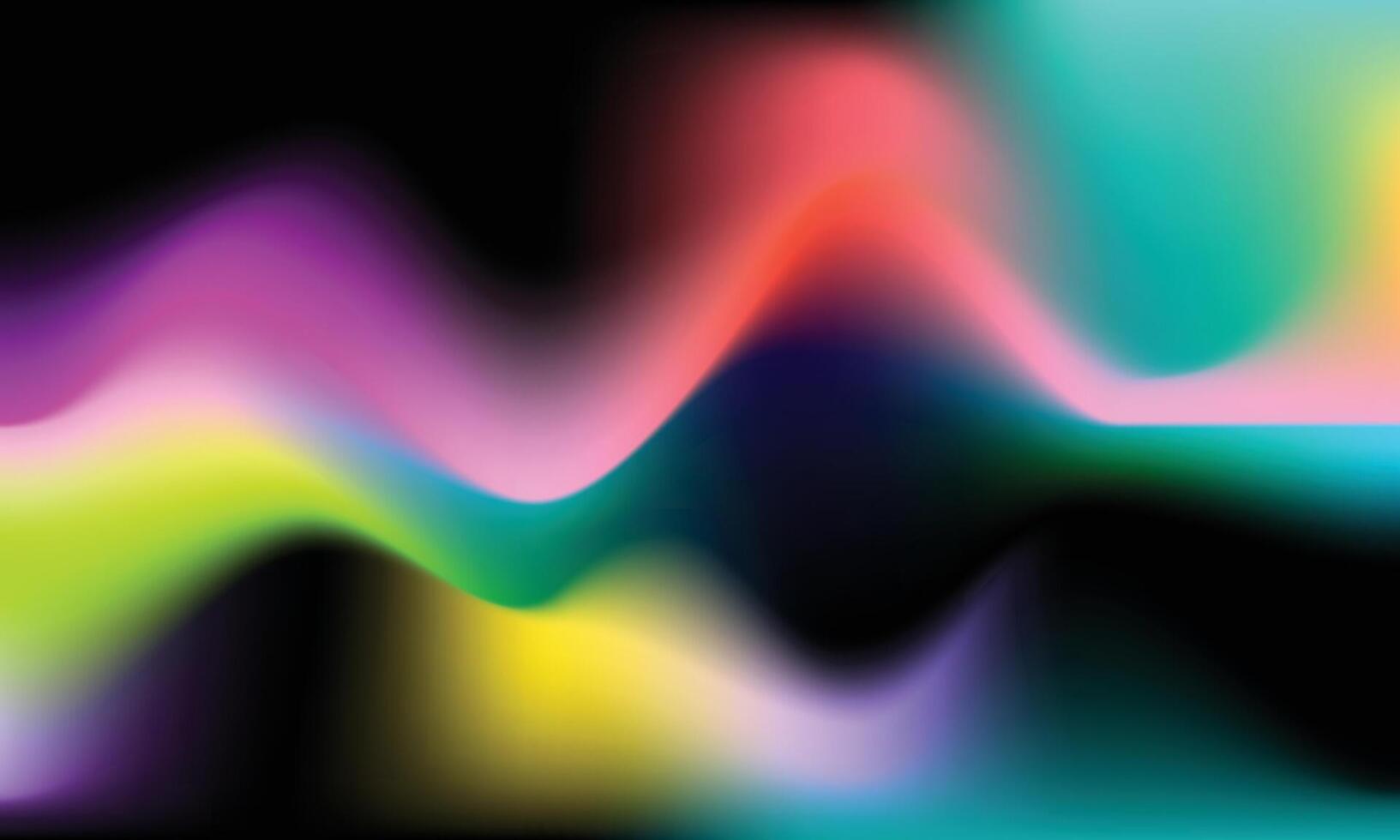 Fluid gradient mesh background. Wavy colorful gradation design copy space. For advertisement, branding, promotion, or presentation. vector