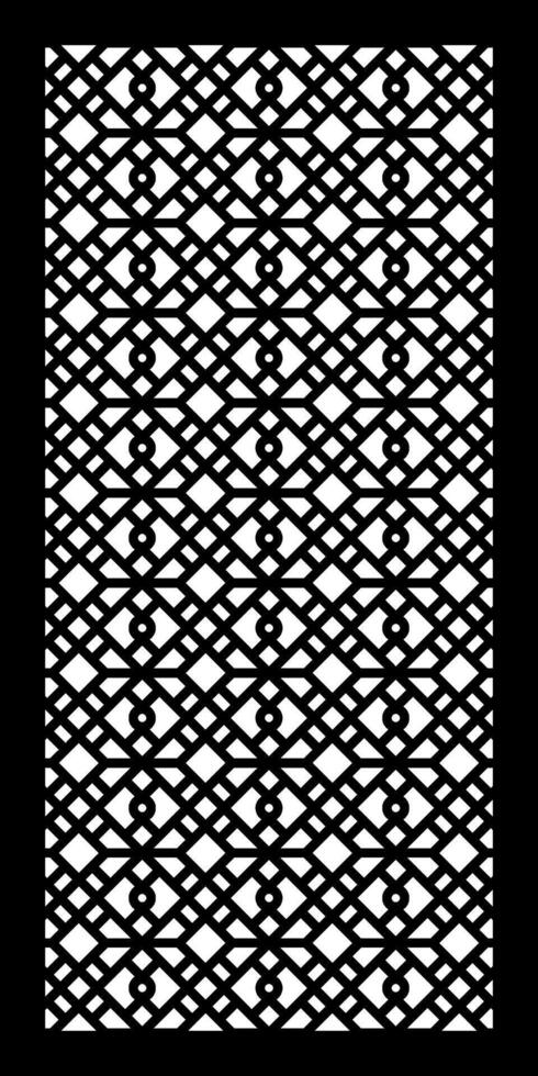 Geometric and simple pattern for panel, background, and cutting art vector