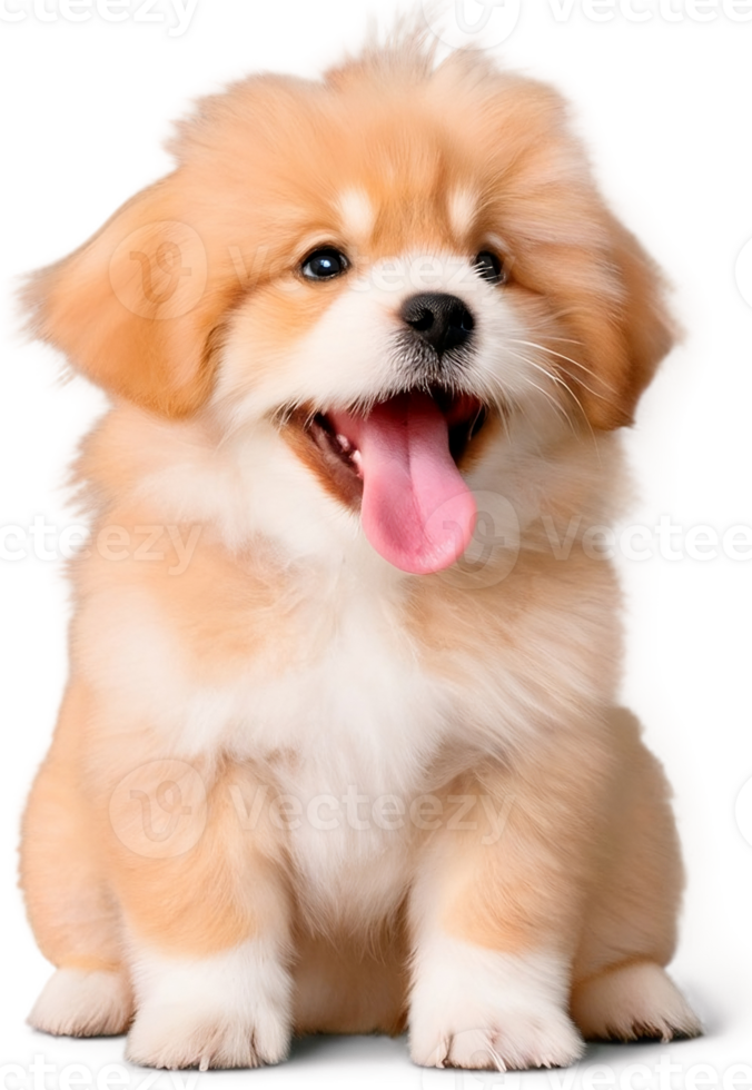 happy fluffy skin coat dog. png