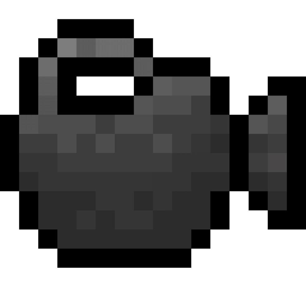 A retro-styled pixel-art illustration of a mini camera icon. png