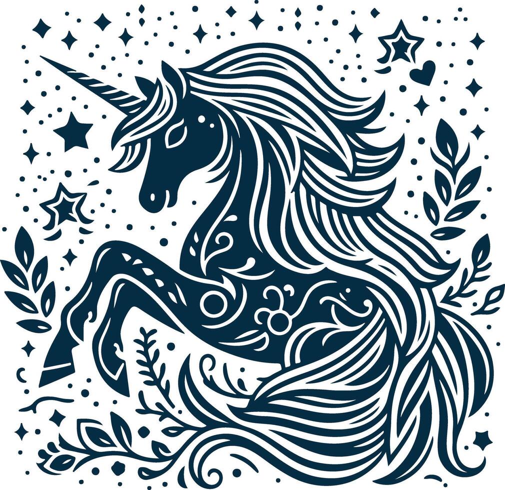 Intricate Black Line Art Design for Artistic Coloring Book Lovers vector