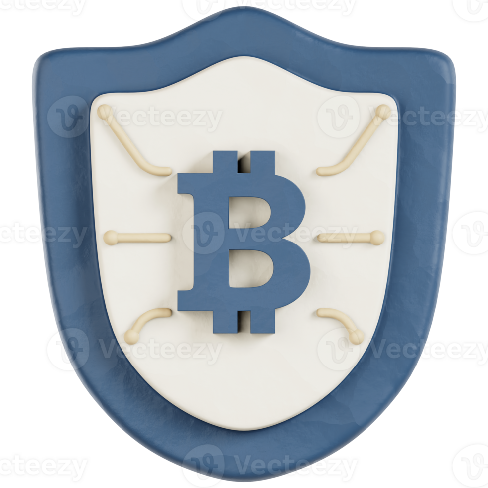 bitcoin shield with circuit on it png