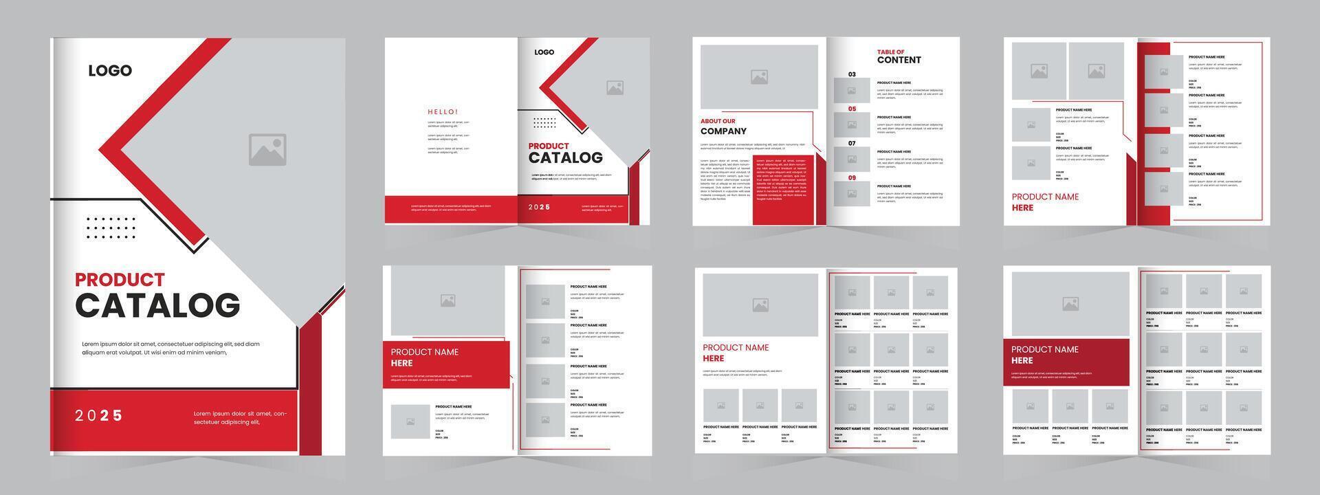 Multipurpose Product Catalog Design Template, Catalogue design for Company Catalog, furniture, fashion, A4 Product Catalogue layout vector