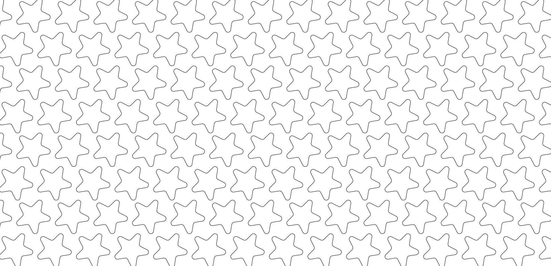 Seamless pattern with stars on a white background vector