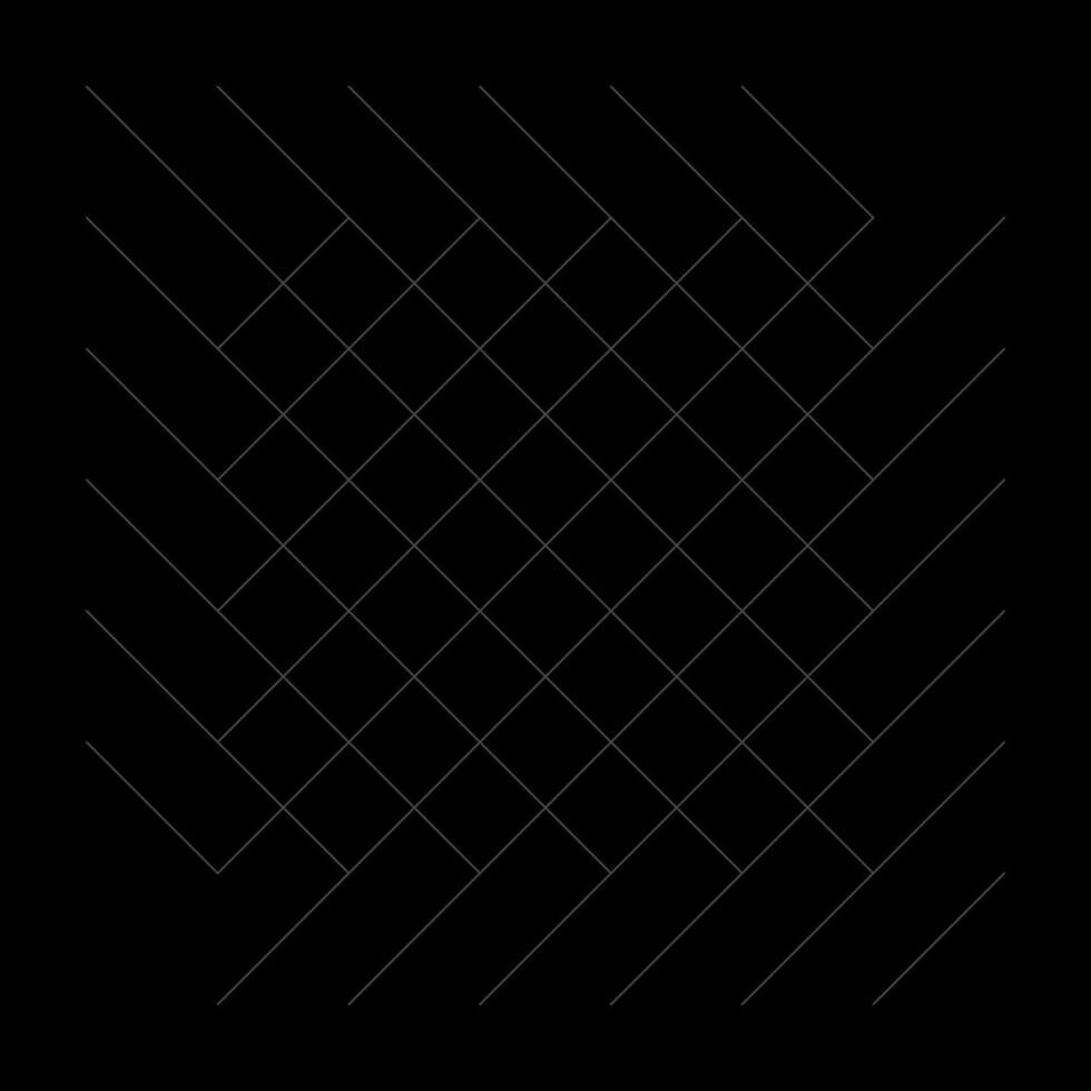 Seamless geometric pattern with a black background. vector