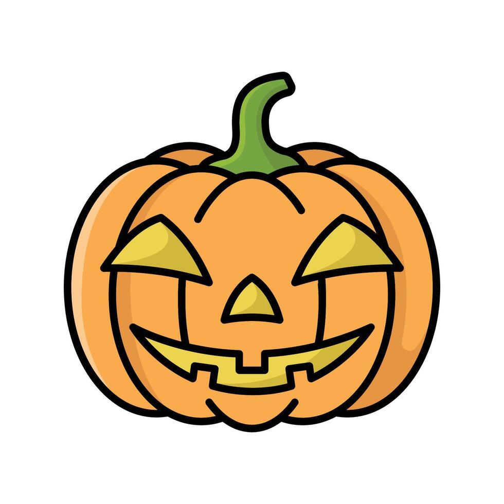 pumpkin icon design template simple and clean vector