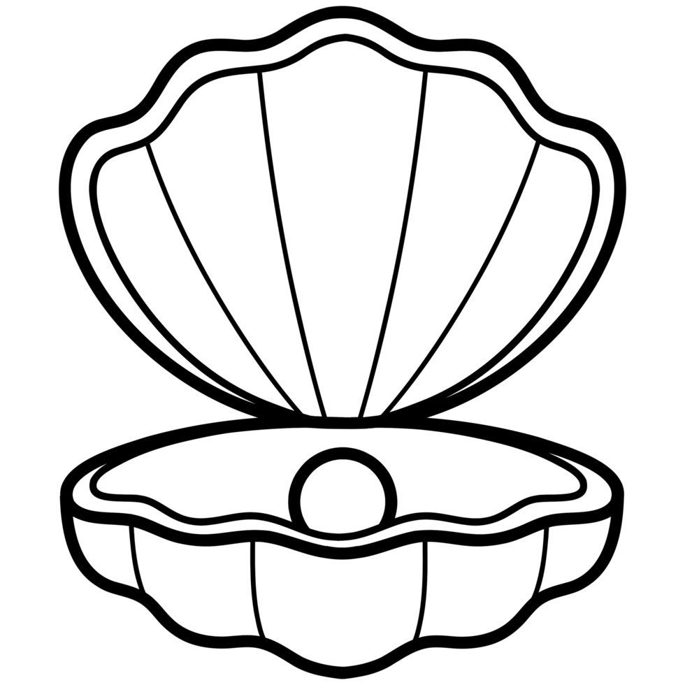 Pearl in a shell png