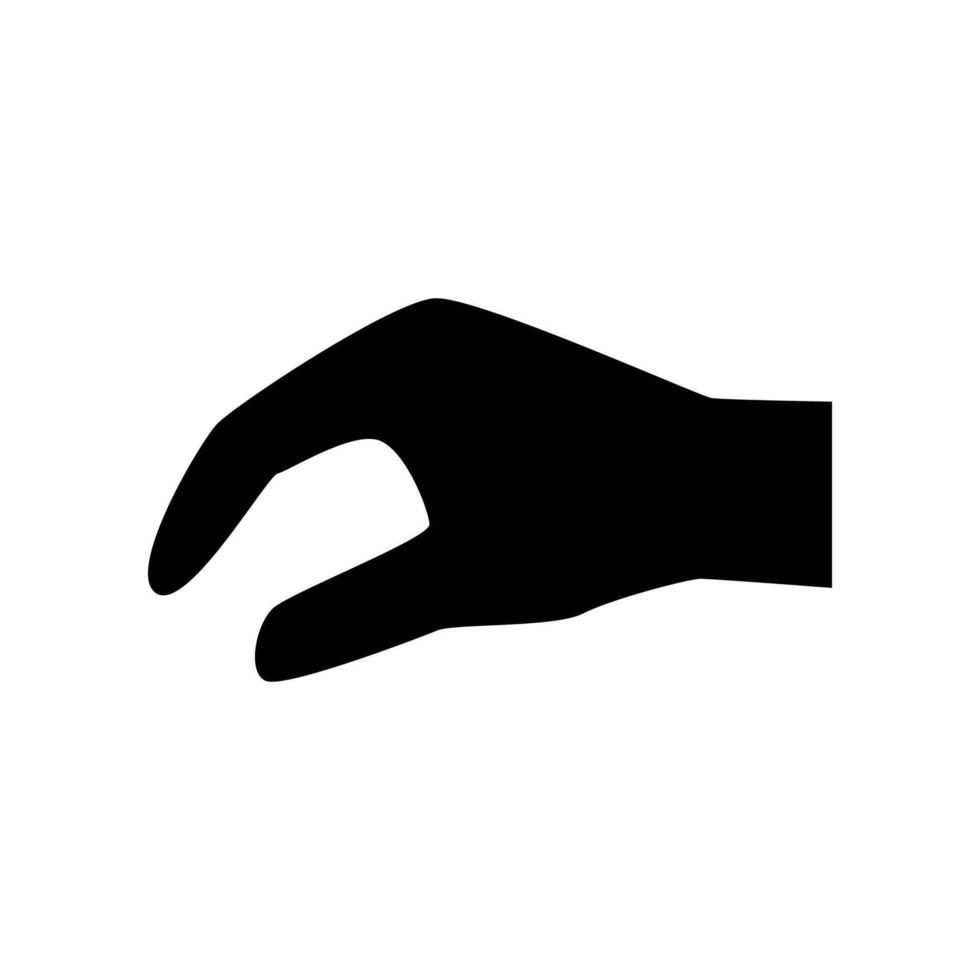 Give to take or put hand sign. illustration on white background vector