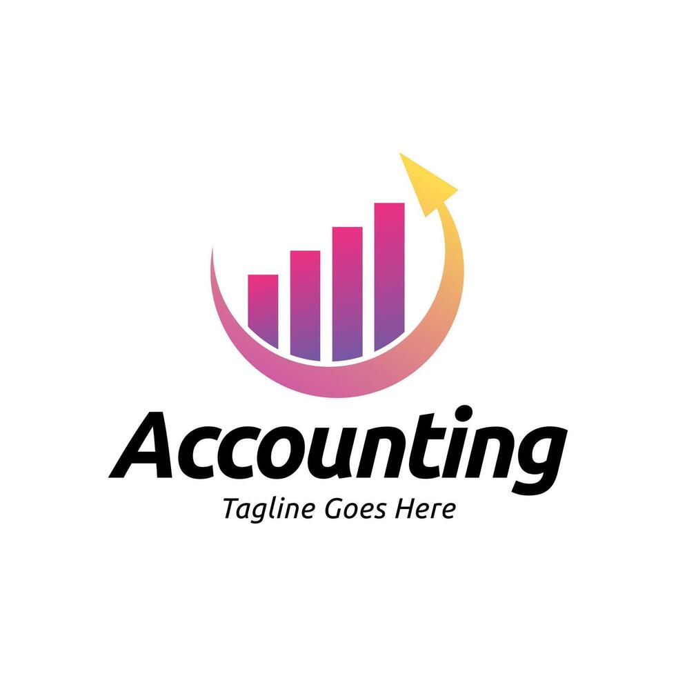 Fundraising Financial And Accounting Logo Design vector
