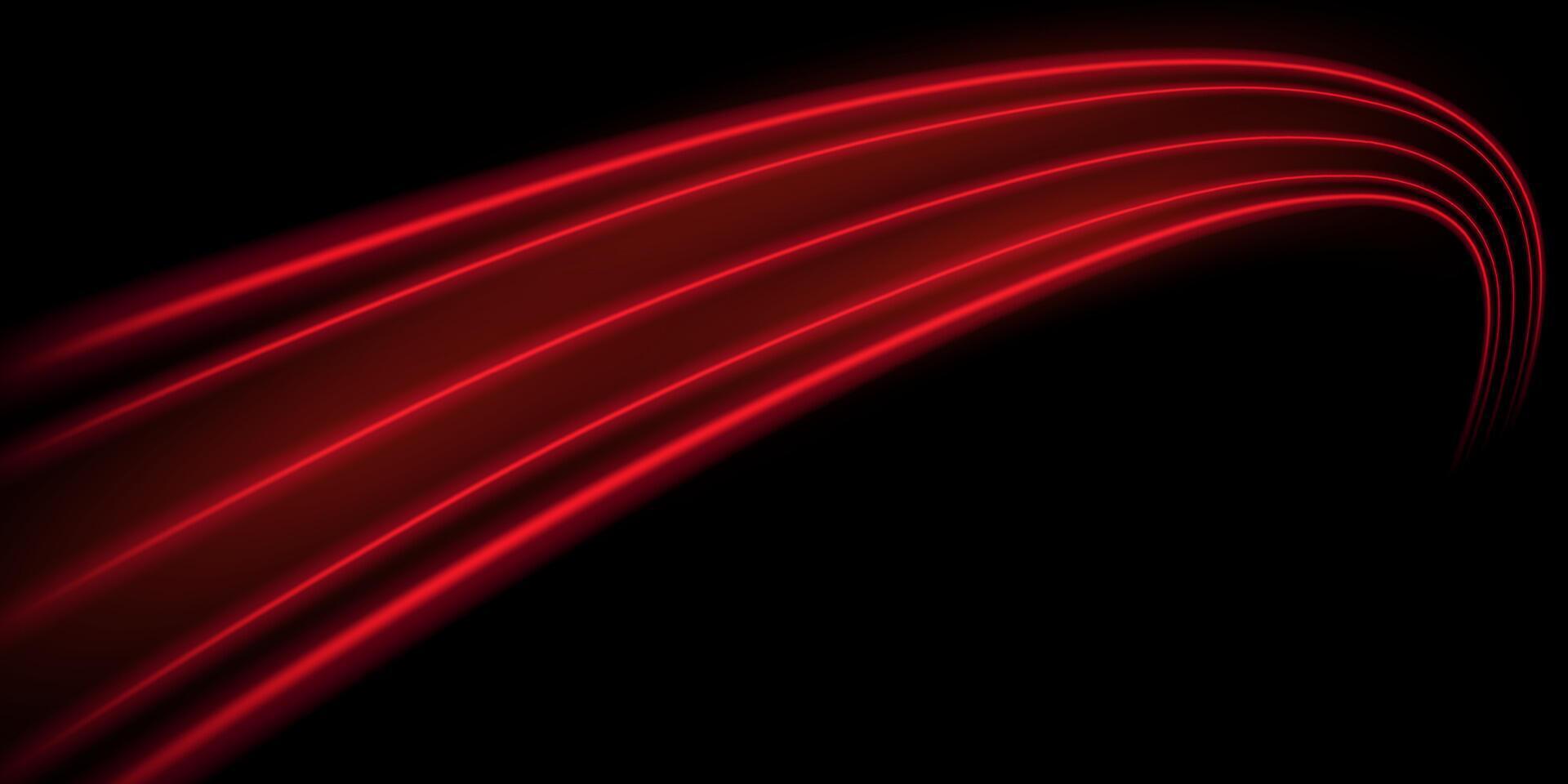 beautiful light speed line background on black background abstract design illustration vector