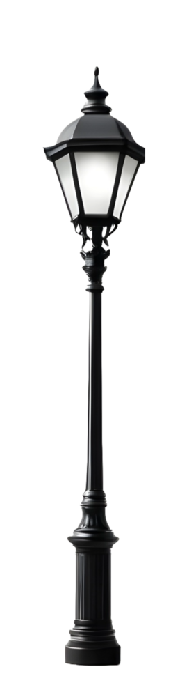 Streat lamp on transparent background png