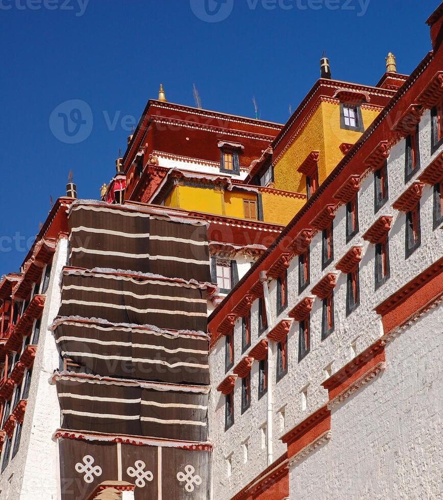 Close view of Potala palace, Tibet photo