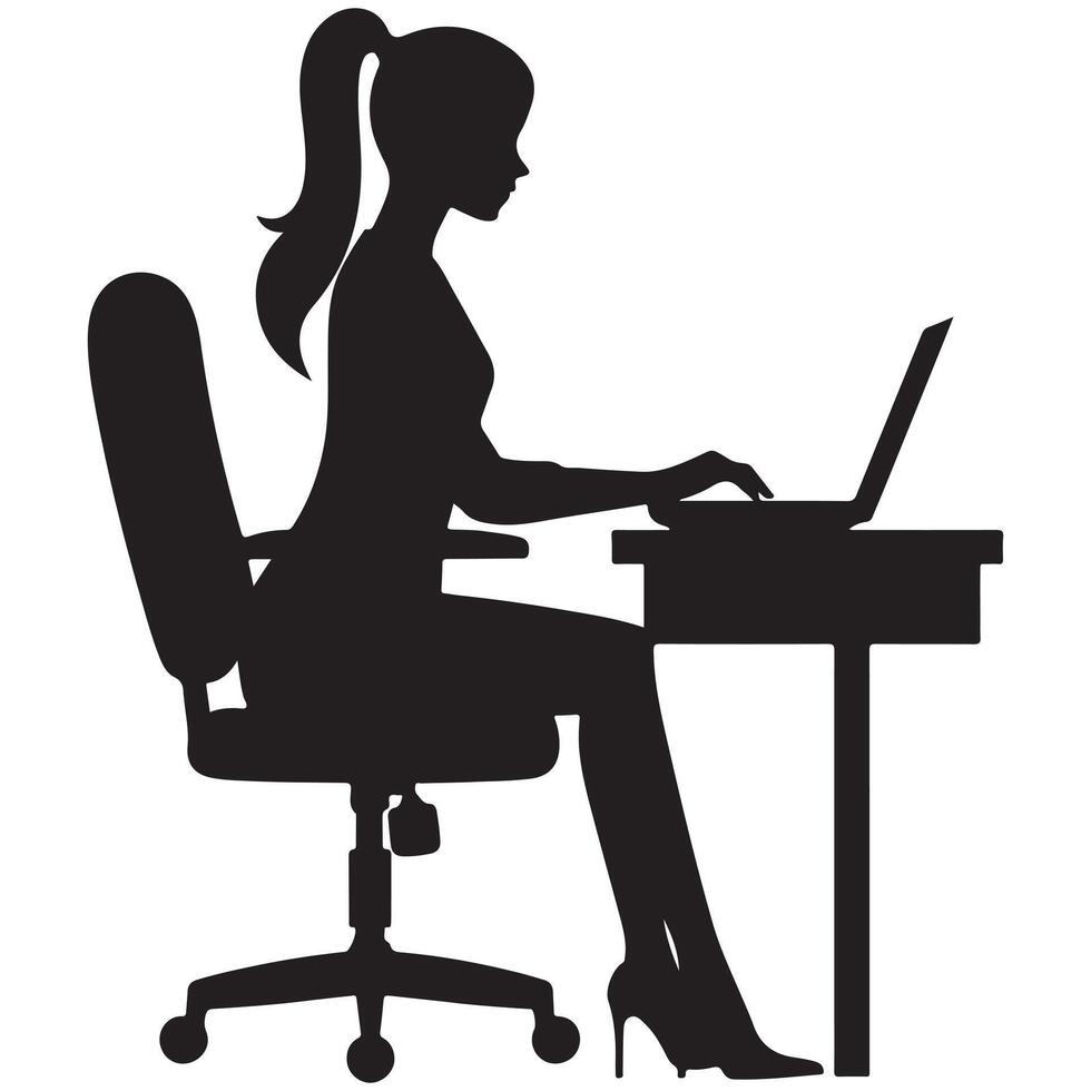 A Woman's Journey Through the Professional Landscape vector