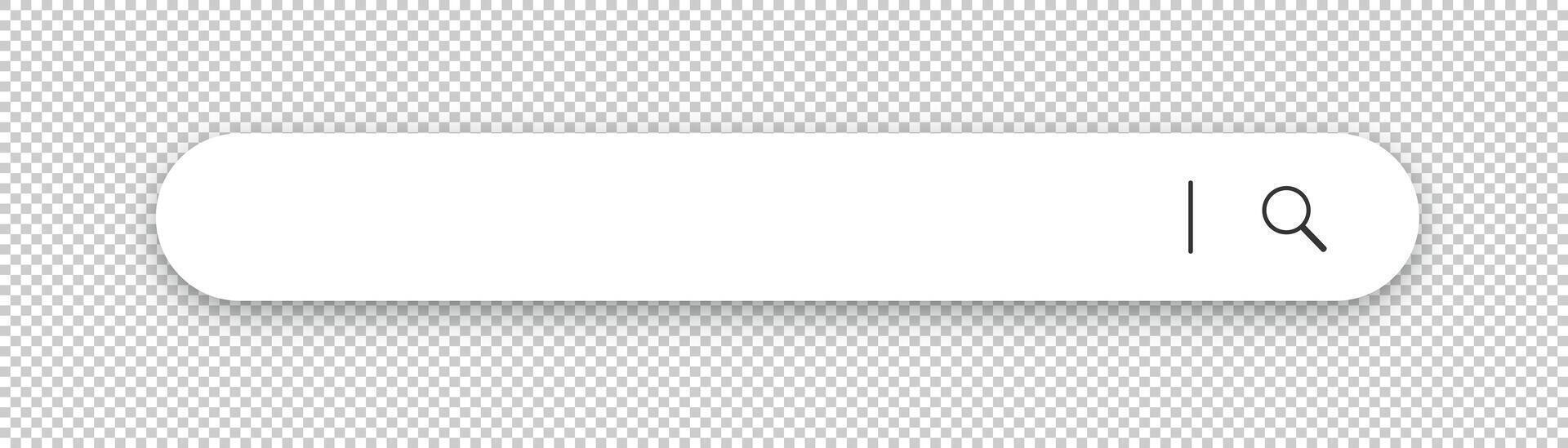 Search bar Internet browser engine on white background vector