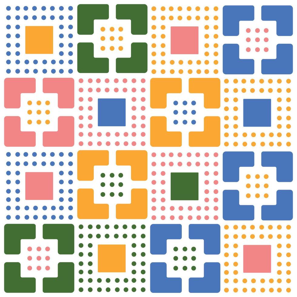 abstract background with attractive shapes and colors vector