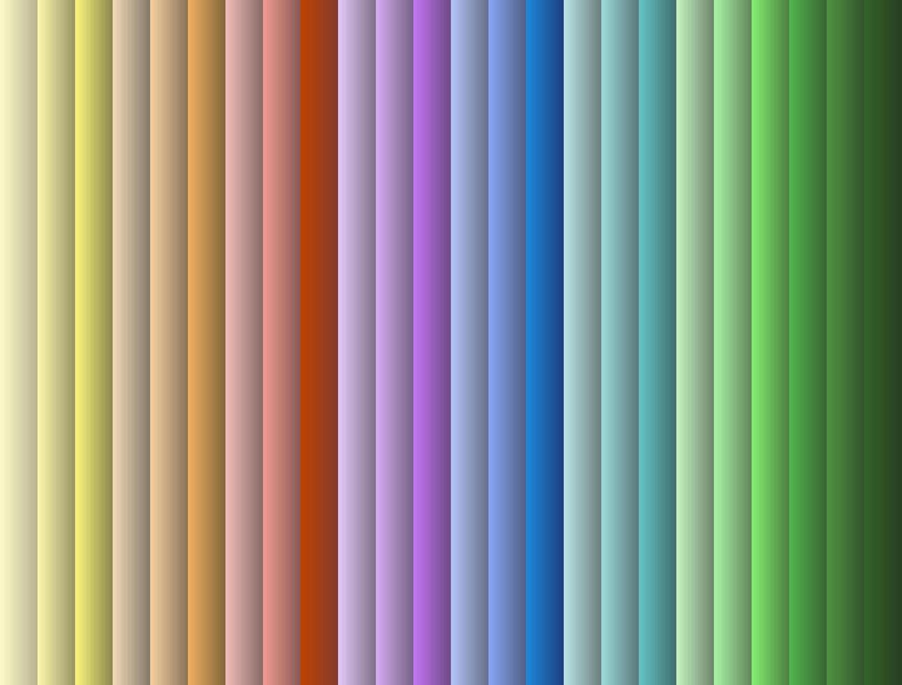 Straight multicolored shapes in a gradient. Full color forms. Gradient palette. vector