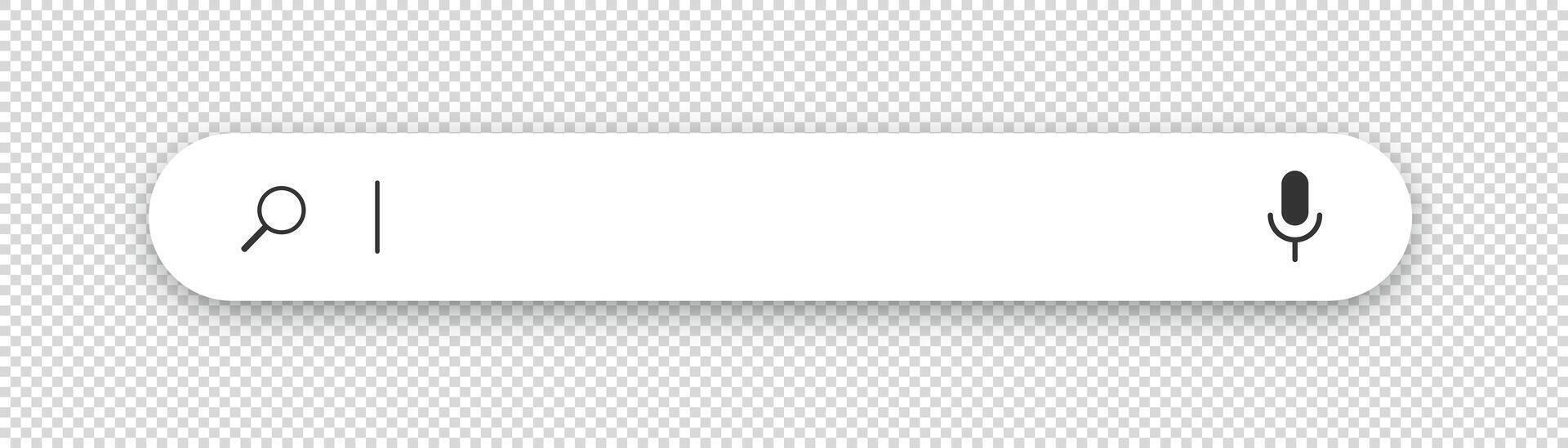 Search bar Internet browser engine on checkered background vector