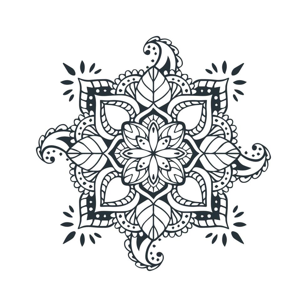 mandala ornament template element vector