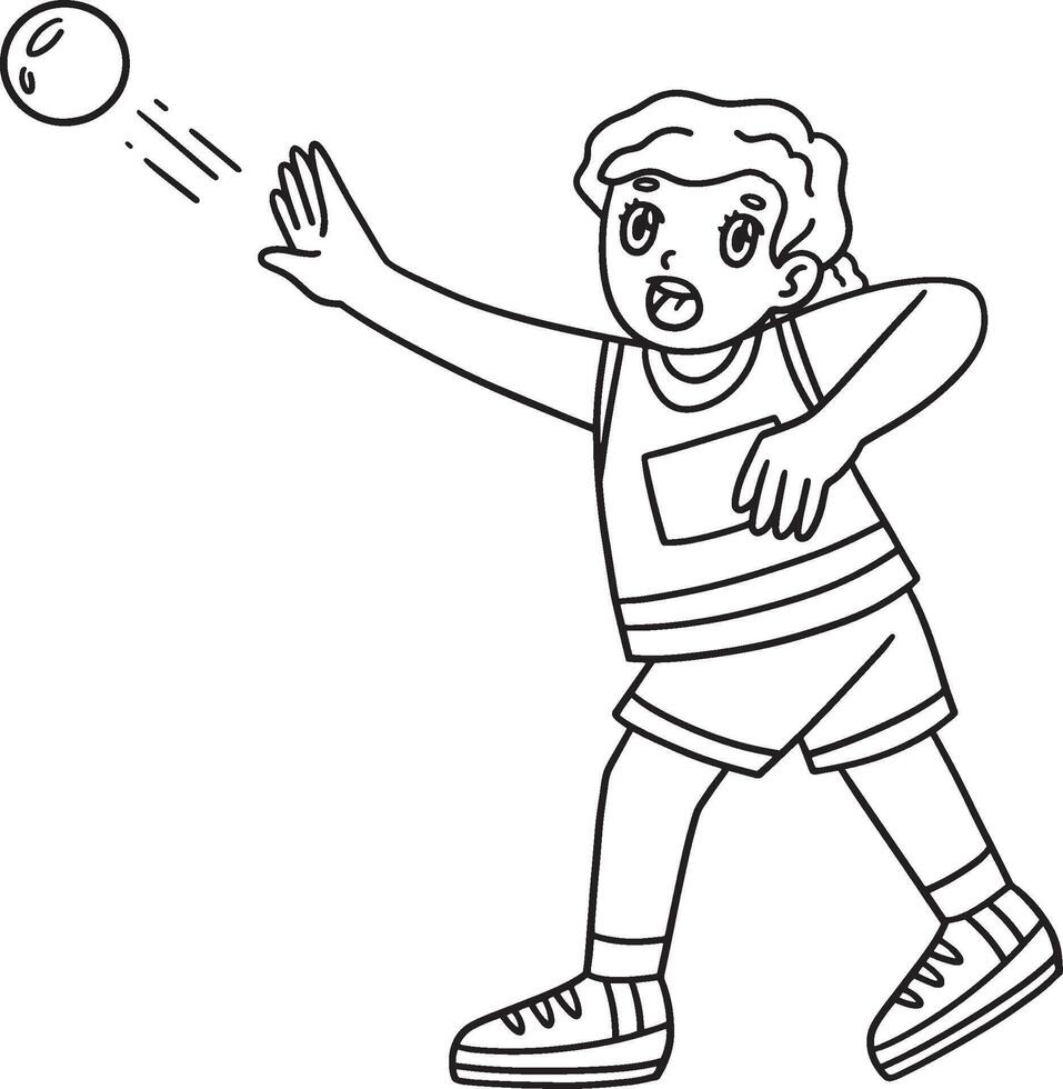 Track and Field Female Putting the Shot Isolated vector