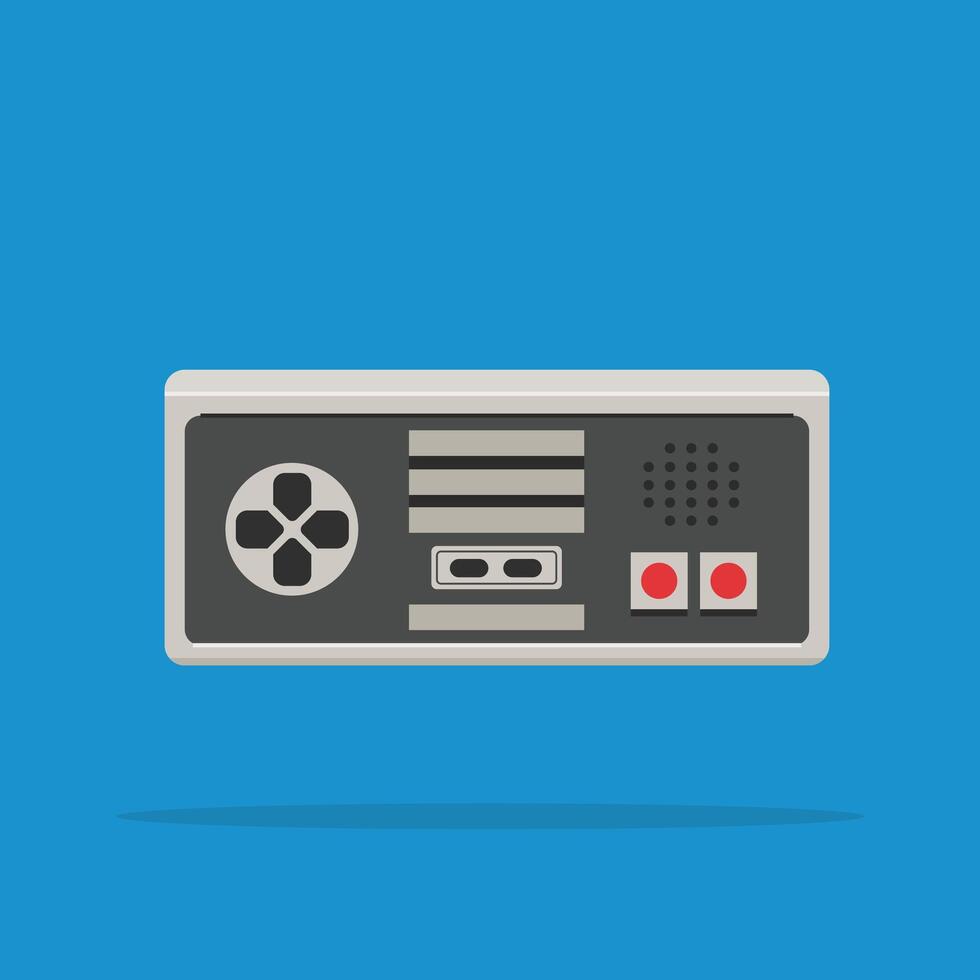 game controller. illustration of simple electronic device technology for playing games vector