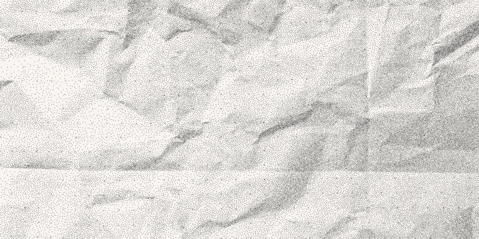Background with dusty gritty effect, texture of crumpled folded paper, grunge overlay. Old notebook sheet, banner template. vector