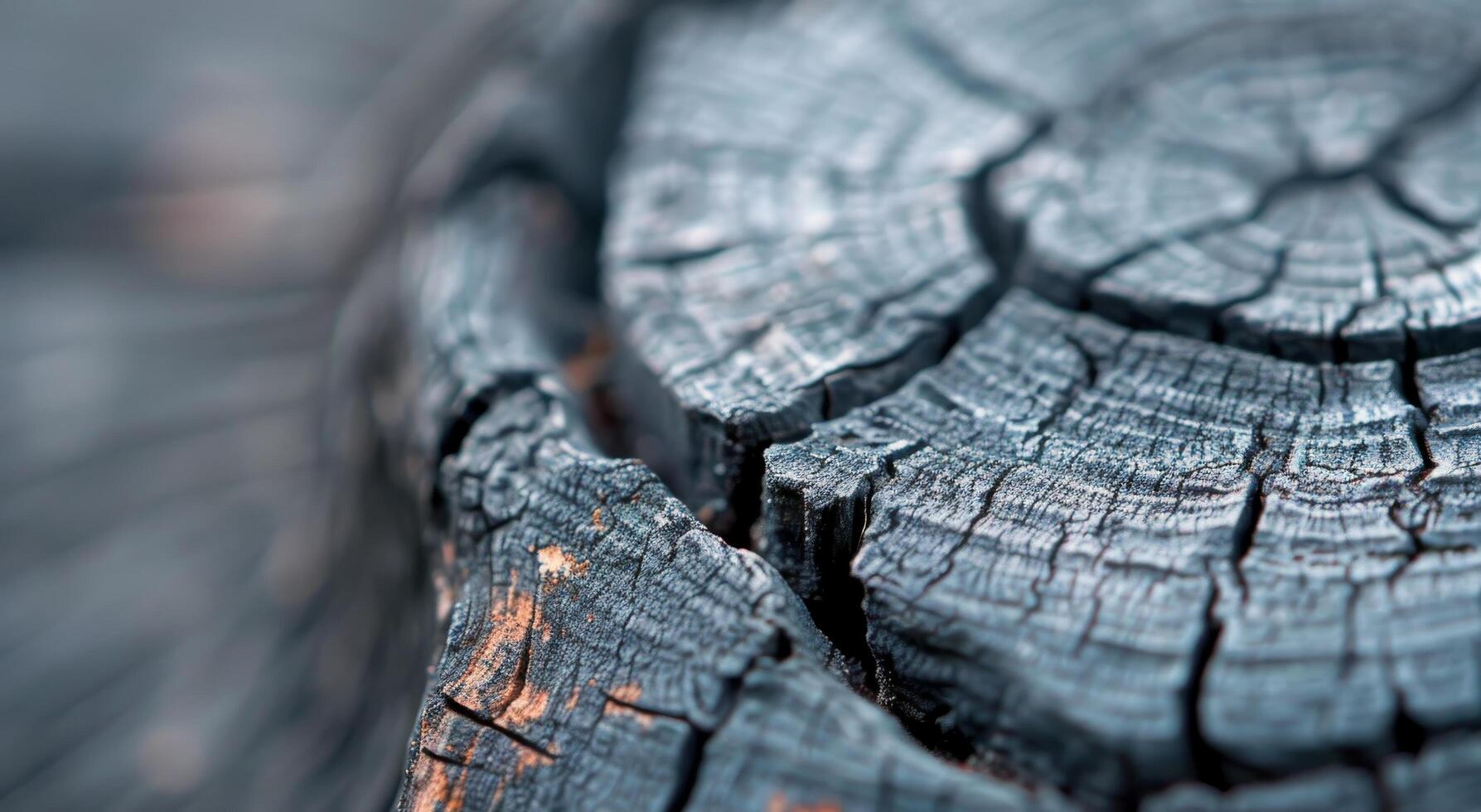 Textured Close-Up Of Weathered Wood With Visible Grain Patterns And Cracks photo