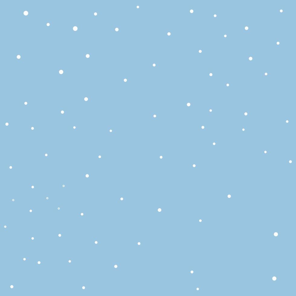 Snow in , snowflakes on a blue background vector